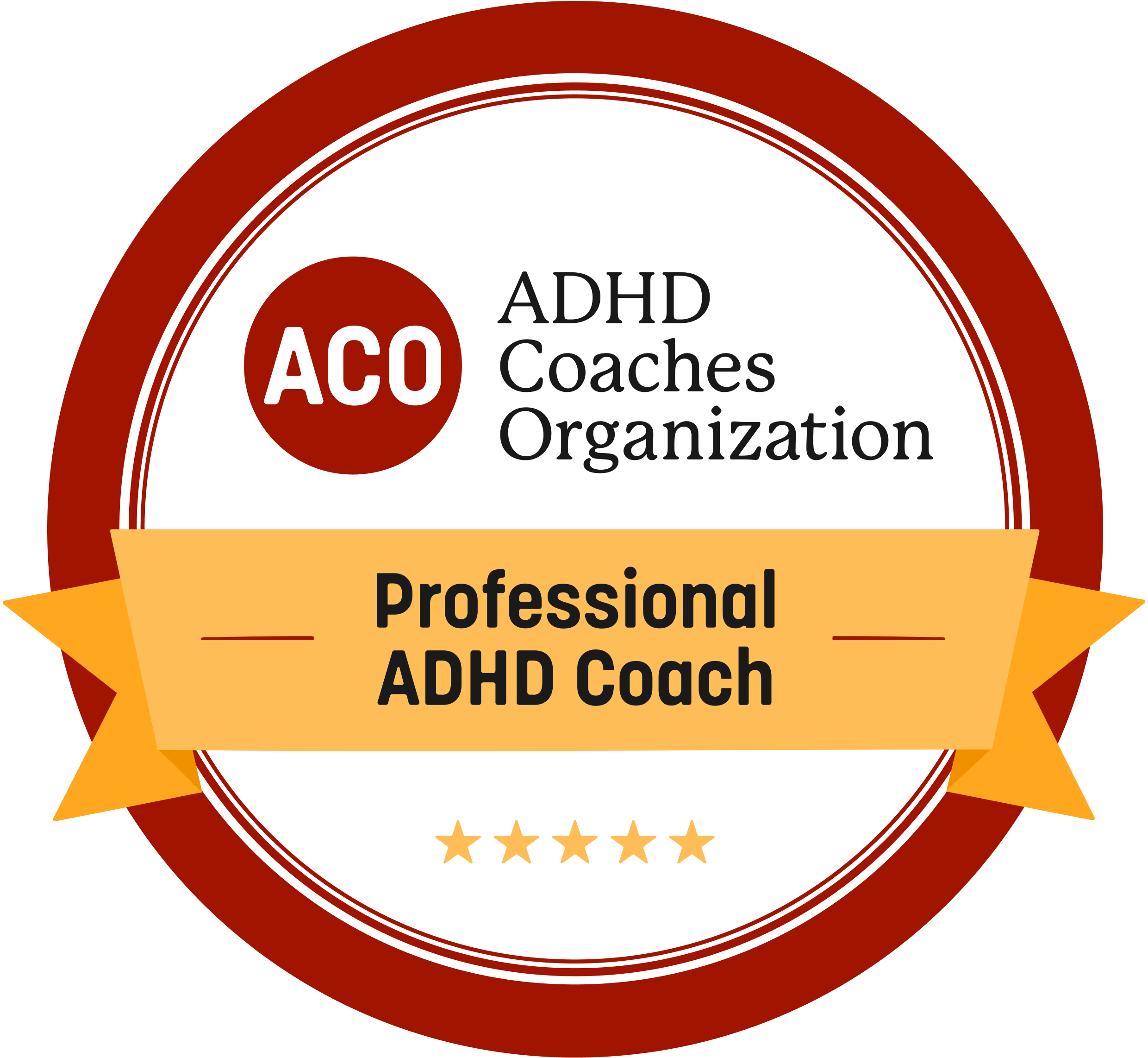 ACO Badge - Professional ADHD Coach
